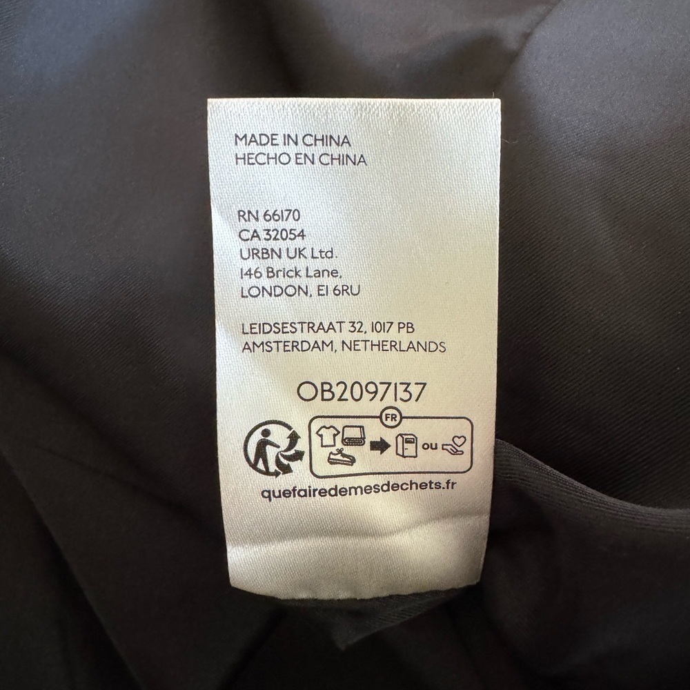 Anthropologie Blazer Fitted Button Down Black Jacket Business Casual Size 8 New - Picture 13 of 14